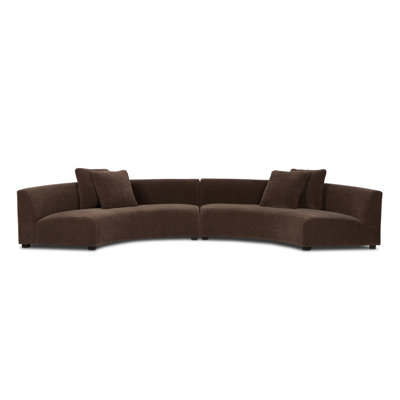 Leia Upholstered Curved Sectional