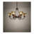 Jakey 6 - Light Steel Cone Chandelier