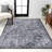 Modern Persian Boho Vintage Trellis Black/Ivory Rug-1413647304