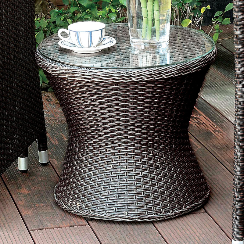 Round Outdoor Side Table , 48cm cm W 48cm cm D
