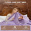 Couverture chauffante mauve 90 x 100 po