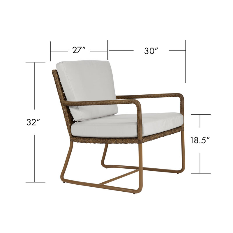 Bay Lounge Chair, White