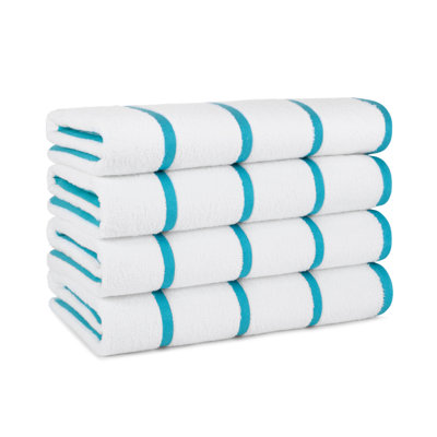 Arkwright Las Rayas 100% Cotton 30x60 Beach Towels (Pack of 4)