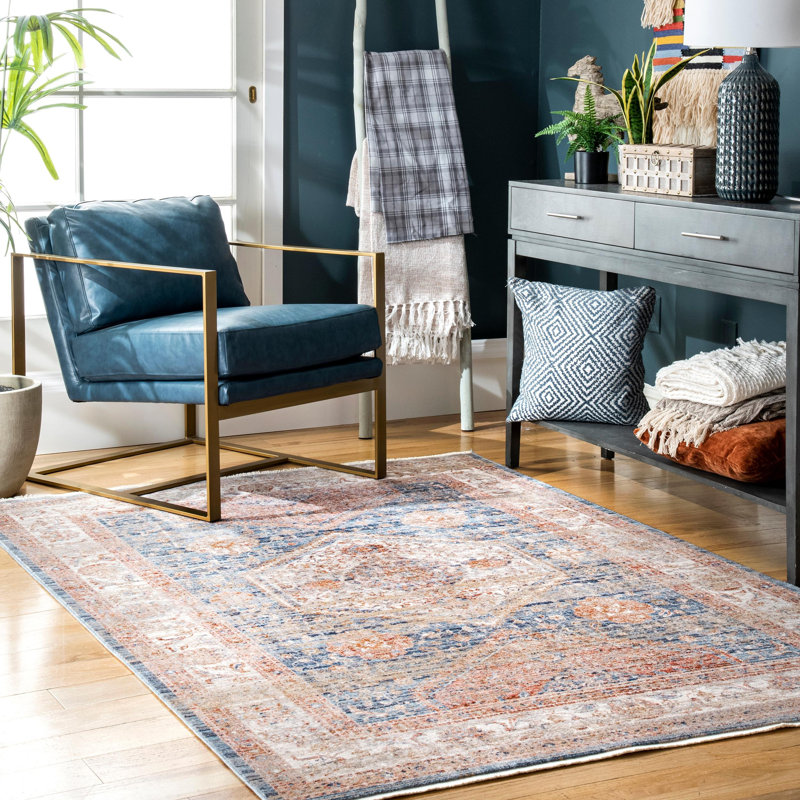 Peklar Oriental Indoor Rug, Rectangle 6' 7" x 9' 3"