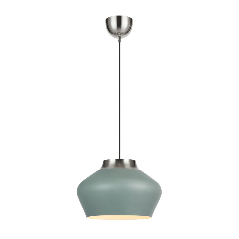 Dowling 1 - Light Dome Pendant, Petrol / Steel