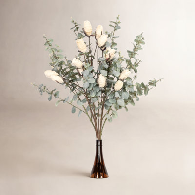 Eucalyptus Protea Stems