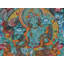 Déesse verte Tara Brocadeless Thangka | Art mural bouddhiste tibétain peint à la main | Décoration en or 24 carats (23,2 po x 16,5 po)