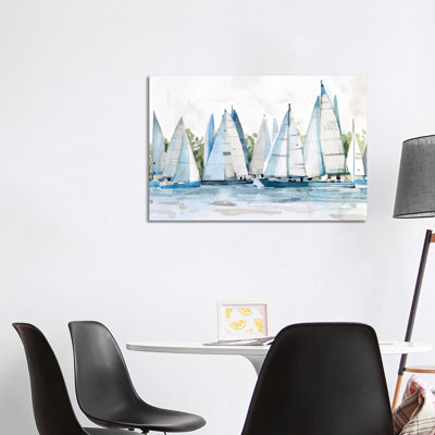 «Pastel Marina II» par Emma Scarvey - peinture sur toile tendue