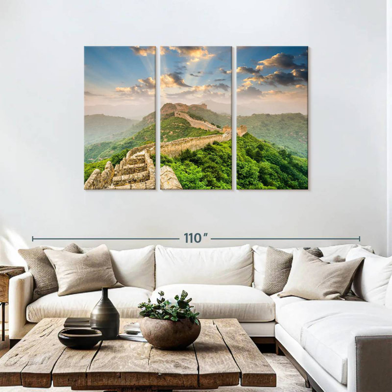 Sebbie The Great Wall Of China, 48" H x 74" W