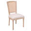 Ensemble de 2 chaises de salle à manger de style campagnard français