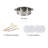 16PCS Pots And Pans Set Non Stick Cookware Set Nonstick With Cooking Set (White, 16Pieces)
