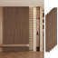 6PC X 94,5 "X 7,9" Panneaux muraux à lattes de bois à insonorisation et bruit 3D (ensemble de 6/31 pieds carrés) -114243905