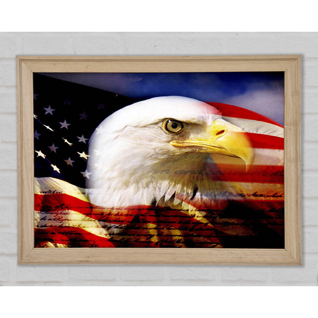 American Eagle Flagge - Druck