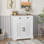 Armoire de plancher de 29 po de largeur, armoire de cuisine moderne avec rangement, tiroirs, 2 portes, buffet de café pour le salon, la salle à manger et la salle de bain-1260546449