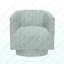 Fauteuil d'appoint pivotant bleu-2147331080