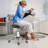 Gallardo Adjustable Height Lab Stool with Wheels-958924767