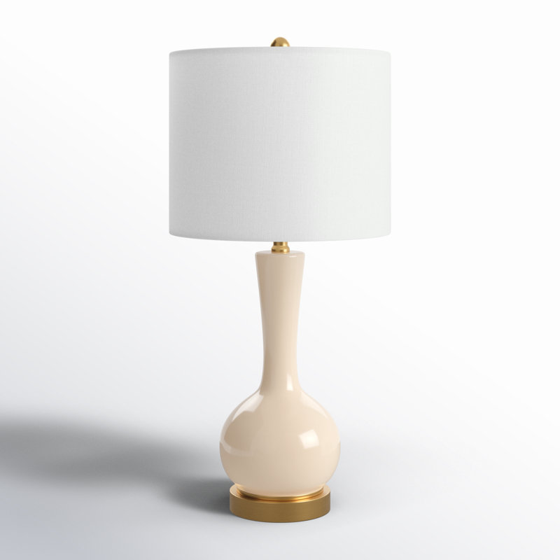 Lampe de table 27 po Navilas, Ivoire ivoire