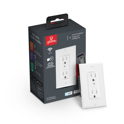 Globe Smart Collection 15 Tamper Resistant Wi-Fi Smart Plug