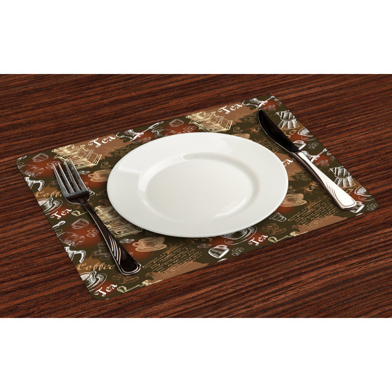 Dustin European Coffee Culture Placemat