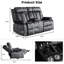 Causeuse inclinable en velours 70,9 po-2029295202