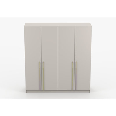 Demeta 4 Door Laminate Wardrobe
