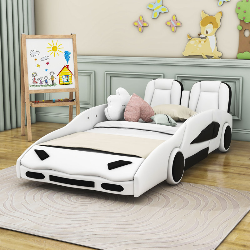Adreyan Platform Bed, White