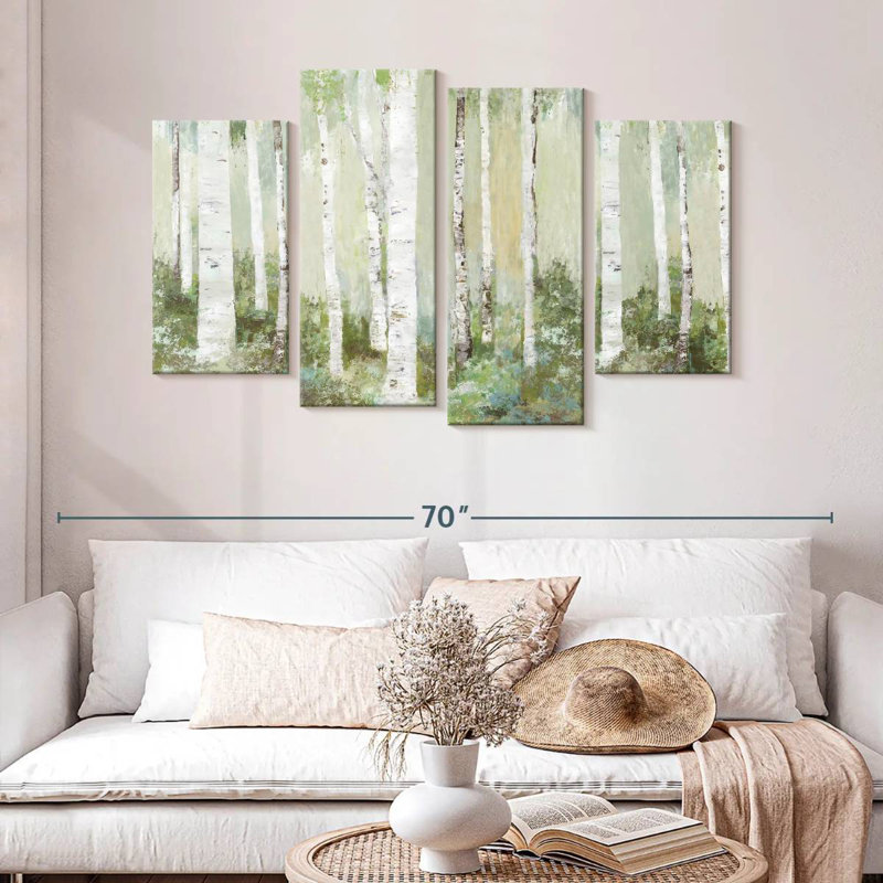 Harnek Tranquil Forest, 32" H x 52" W