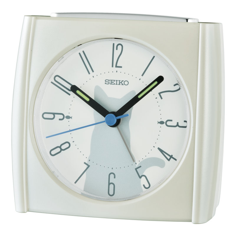 QHE209WLH Alarm Clock, White