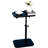 Adjustable C-Shaped End Table With Swivel Top For Sofa, Bed, Reading Nook - Space-Saving Side Table