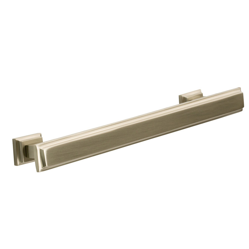 Poignée barre Alhambra, Nickel brossé, 8,82 po