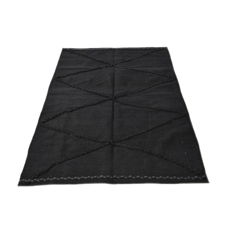 Tapis noir 3x5 Pinson