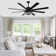Terriek 72" DIY Shade Reversible Caged Ceiling Fan with Dimmable LED Light and Remote