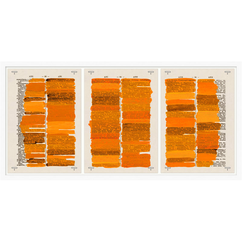 The Excerpt Orange 2 Print by Thom Filicia