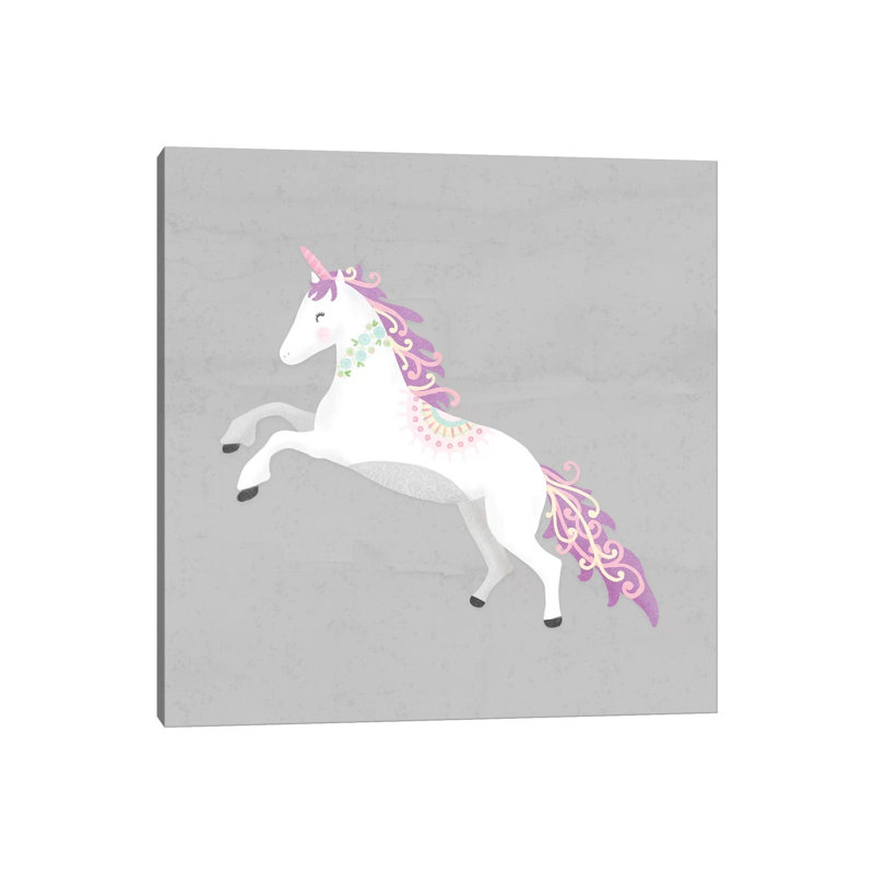 Unicorn Pastel II by Noonday Design - Wrapped Canvas Print, 93.98 cm H x 93.98 cm W