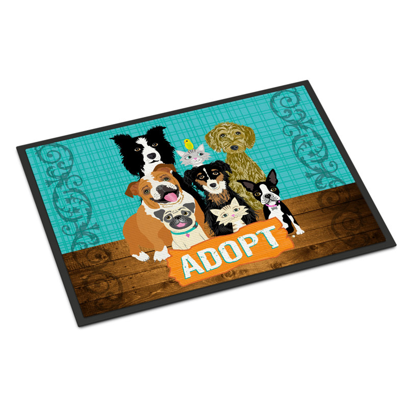 Nazaire Outdoor Doormat, Rectangle 1'6" x 2'3"