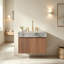Armoire de salle de bain flottante Mid-Century