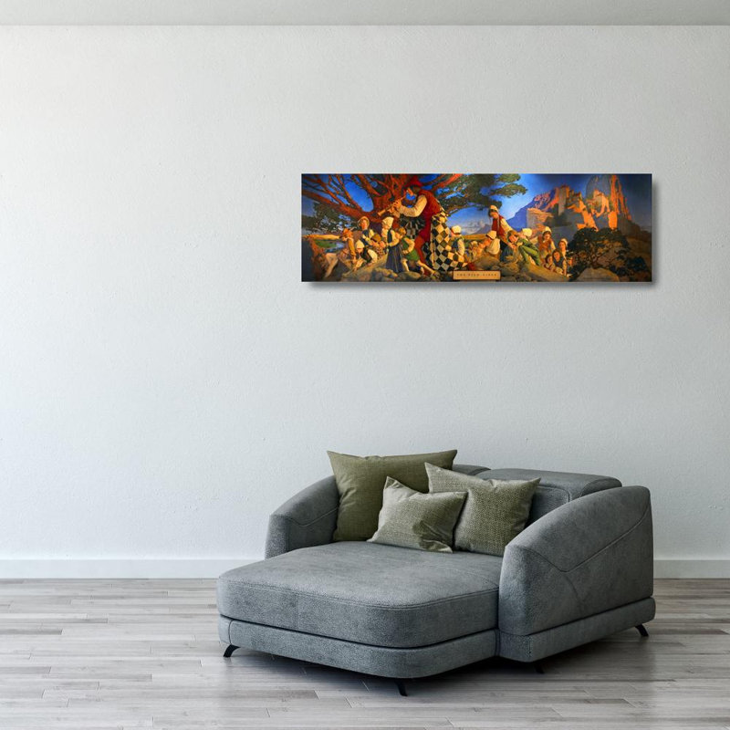 The Pied Piper, 12" H x 40" W