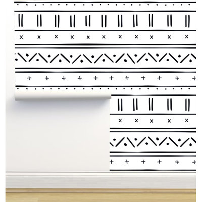 Neritan Peel & Stick Geometric Wallpaper