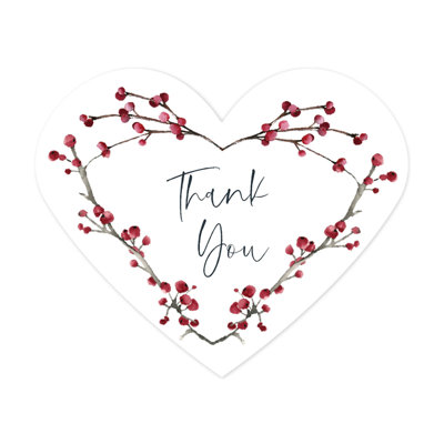 Autocollant «Thank You Heart»
