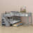 Space-Saving L-Shaped Bunk Bed Featuring Integrated Storage Drawers, Ladder and Staircase for Versatile Bedroom Arrangements-115963409