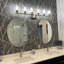 Miroir mural moderne et contemporain biseauté sans cadre