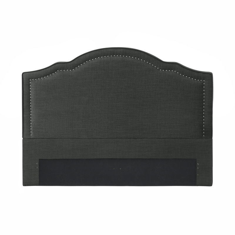 Tête de lit tapissier Mongeau, Gris foncé, Grand