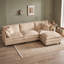 Canapé modulaire en L avec repose-pieds mobile-917004013