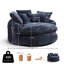Chaise de canapé ronde surdimensionnée de 55 pouces sans os, fauteuil d'appoint simple rembourré doux pour le salon chambre à coucher-509433574