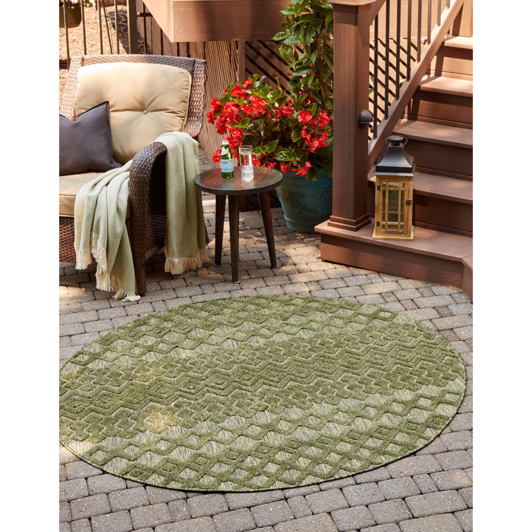 Grise Geometric Indoor / Outdoor Rug