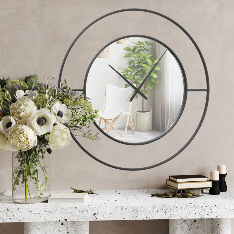 Horloge murale 35,75 pouces Cleodaus