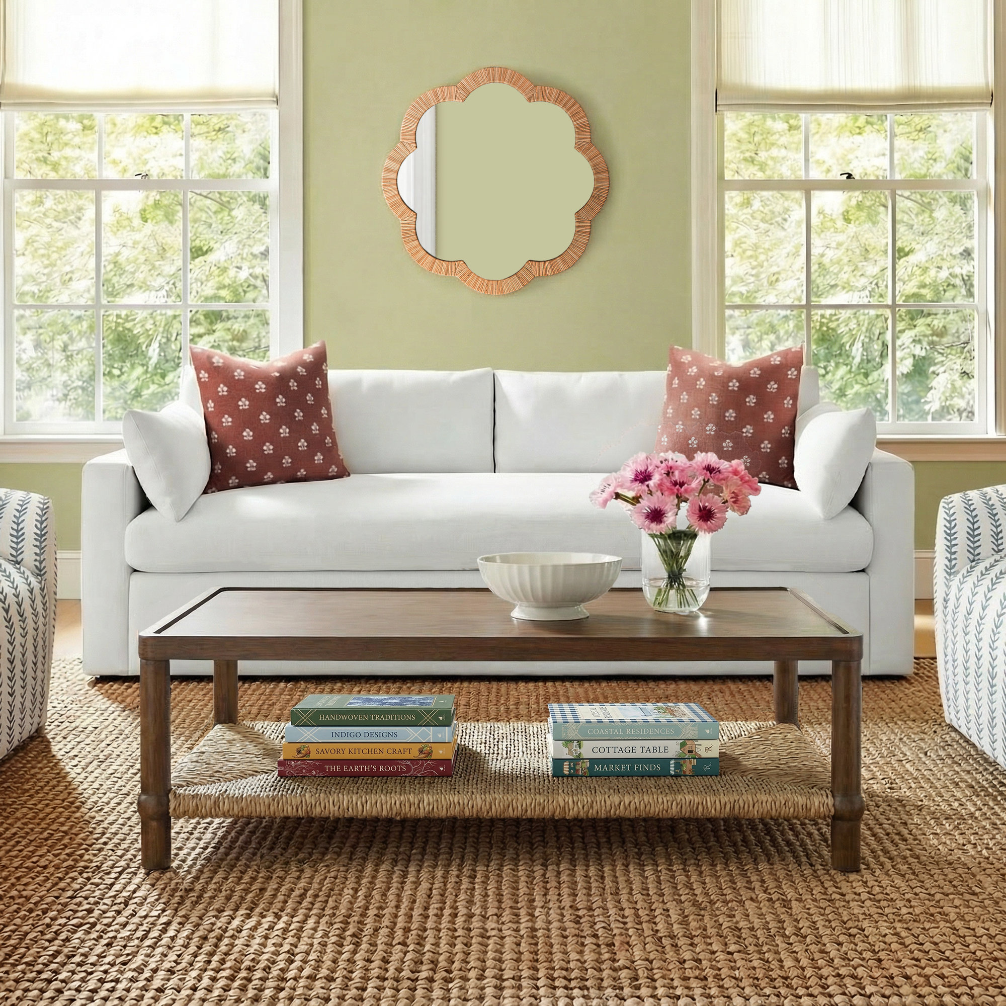 Gabriella Coffee Table, Brown Mindi
