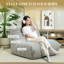 Fauteuil à billes, canapé à billes avec mousse haute densité pour chambre à coucher, gris clair-439630384