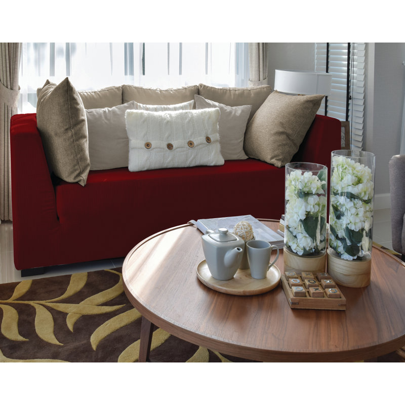 Housse pour fauteuil, Mélange de polyester bourgogne