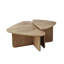 Ensemble de tables basses Modernes (2 pièces), chêne saphir, 35,4 x 23,6 x 15,7 pouces et 15,7 x 15,7 x 15,7 pouces | Panneau de particules 100% enduit de mélamine avec bande de chant en PVC, design durable et élégant | Parfait pour le salon et les espaces contemporains-232967414